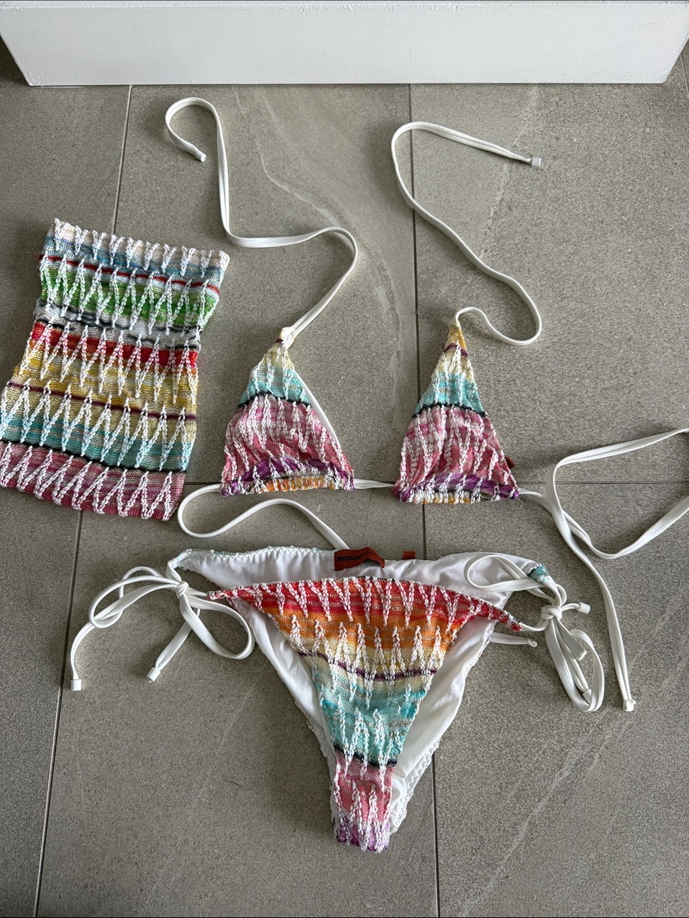 Missoni Bikini with carrying case